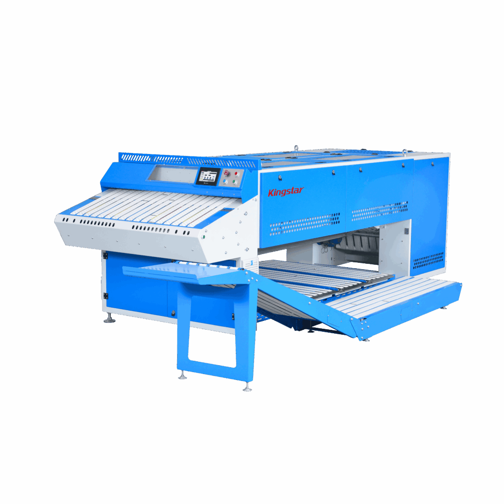 Towel Folder with Mechanical Folding Blades