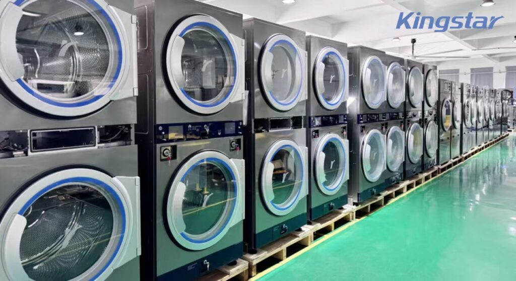 commecial washing machine in laundry shops