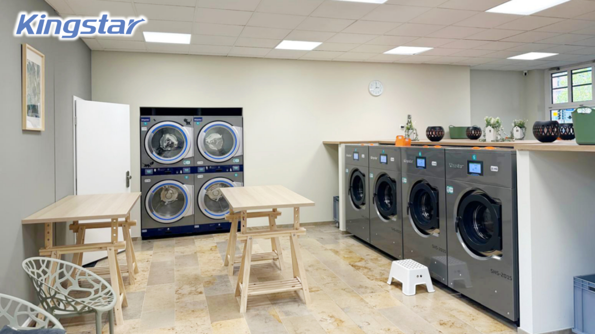 Kingstar’s Latest Stacked Dryers: Successful Deployment in Germany’s Modern Self-Service Laundry Benchmark Project
