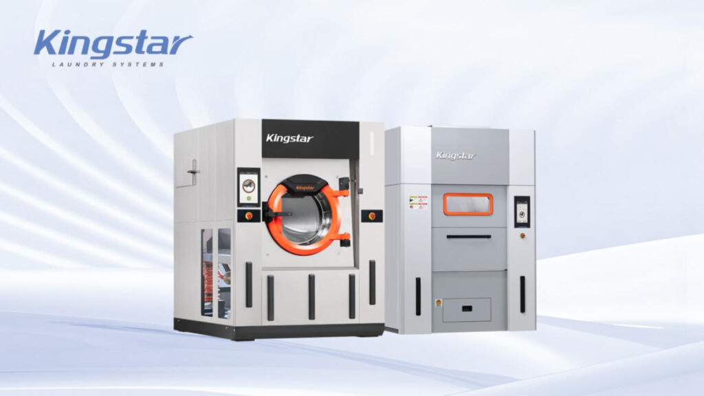 industrial washing machine laundry workflow