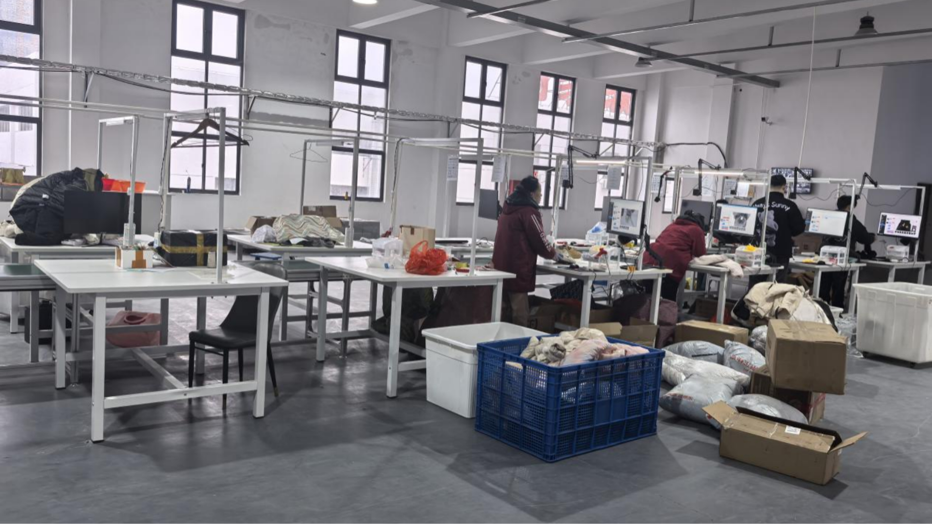 Central Laundry Plants for batch down jackets