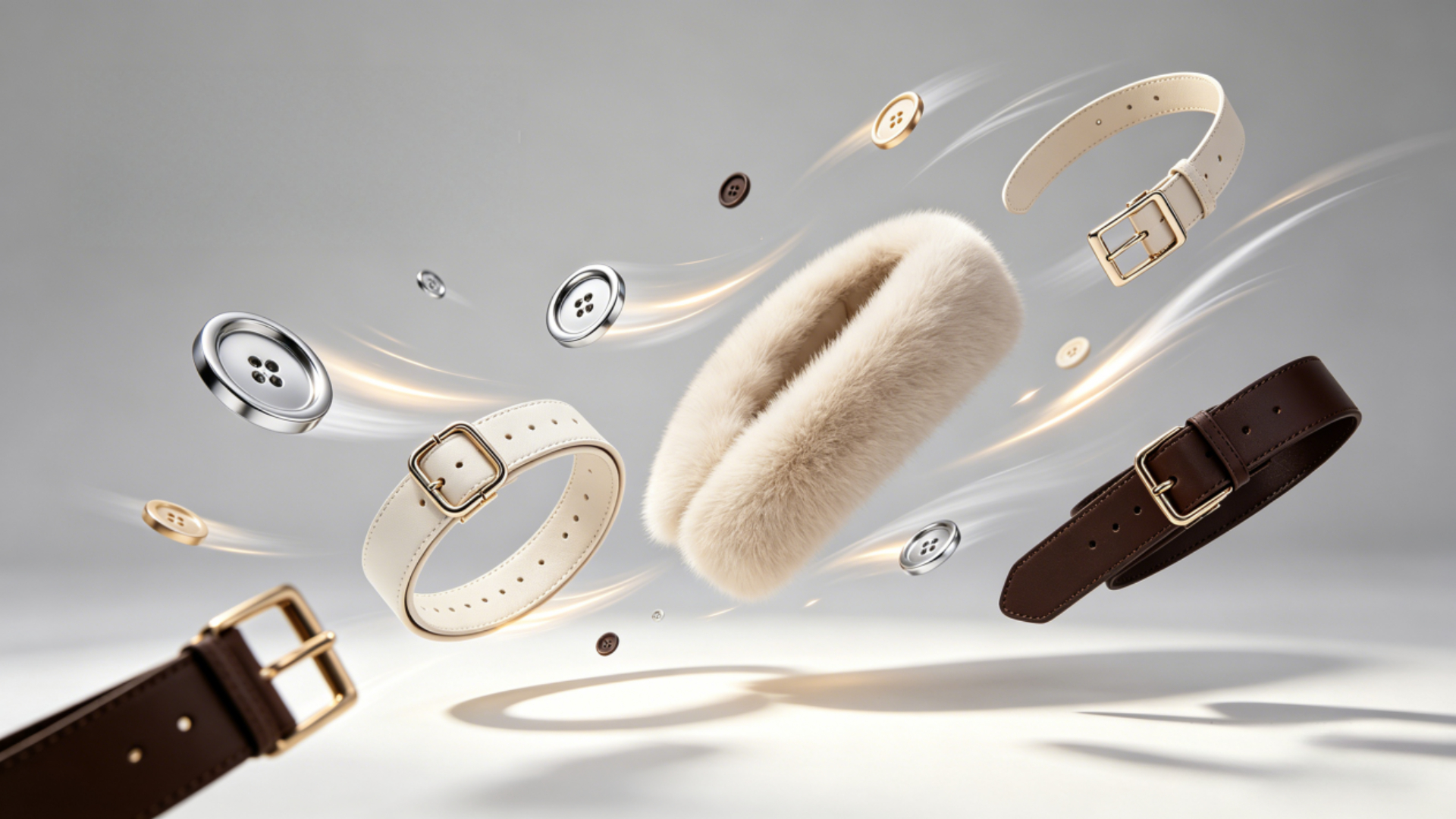 various garment accessories
