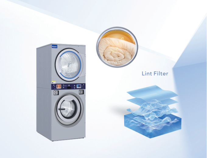 coin-operated washer dryer